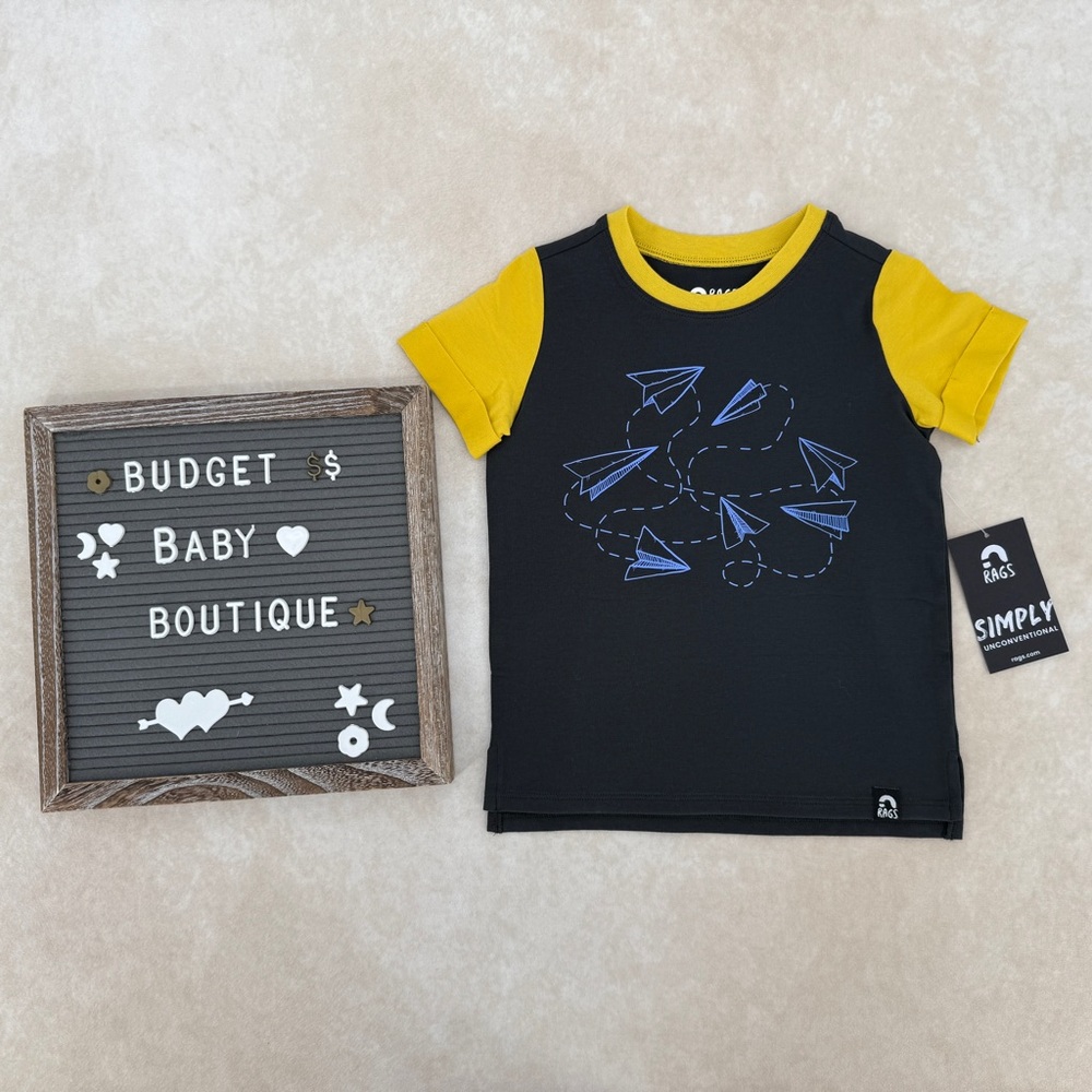 New Rags Paper Airplane Tee